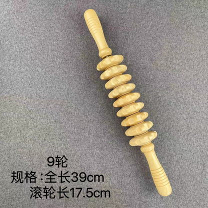 Hemo Wood Massage Roller | Straight or Curved