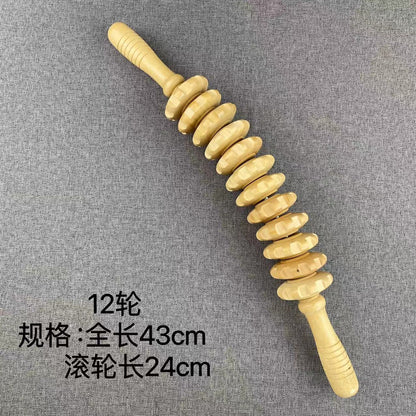 Hemo Wood Massage Roller | Straight or Curved